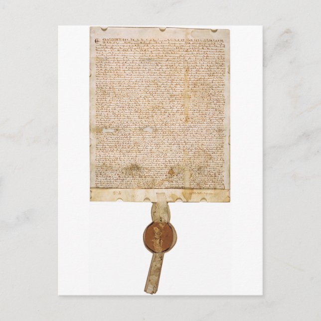 Carte Postale Version Magna Carta 1297 (Devant)