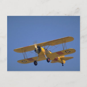 Carte Postale Version US Navy, Stearman N3N3