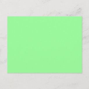 Carte Postale Vert menthe
