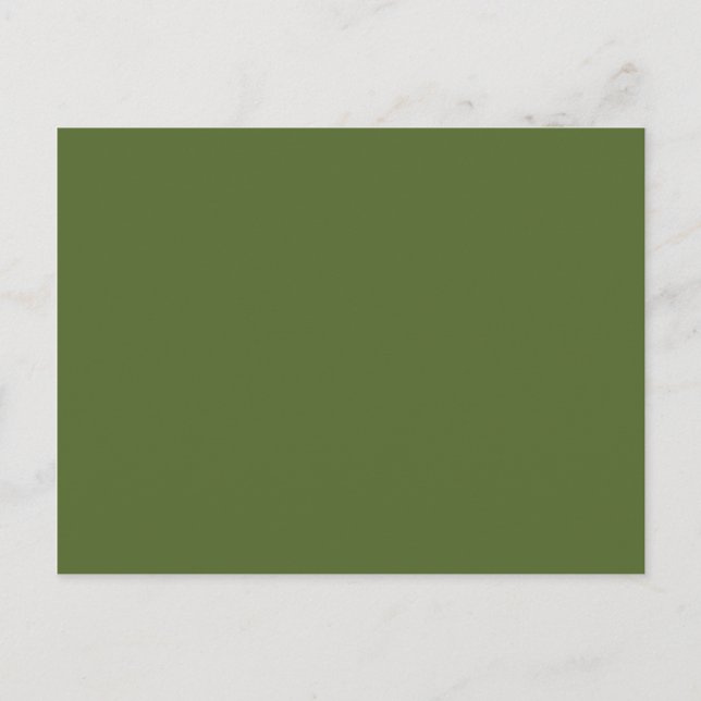 Carte Postale Vert olive foncé noir (Devant)