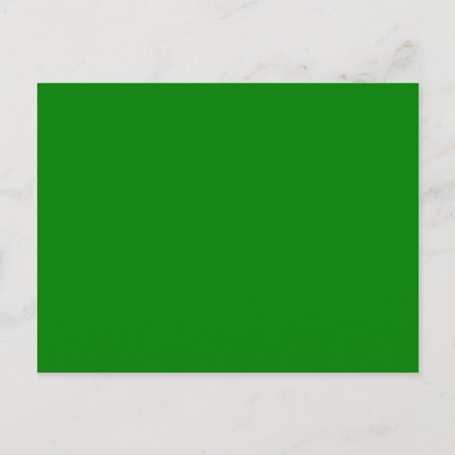 Carte Postale Vert vierge (Devant)