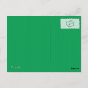Carte postale verte