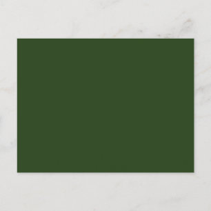 Carte postale verte de la forêt foncée
