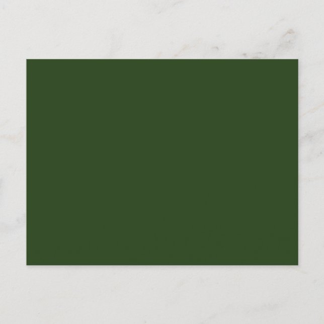 Carte postale verte de la forêt foncée (Devant)