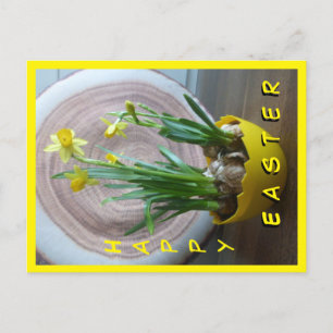 Carte postale verticale de Pâques joyeuse