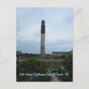 Carte postale verticale du phare d'Oak Island