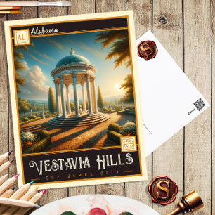 Carte Postale Vestavia Hills, Alabama Vintage