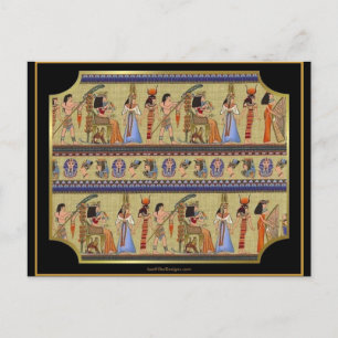 Carte Postale Vêtements Cadeaux Série Hiéroglyphes Égyptiens II