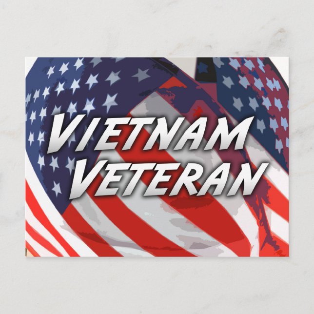 Carte postale vétéran du Vietnam (Devant)