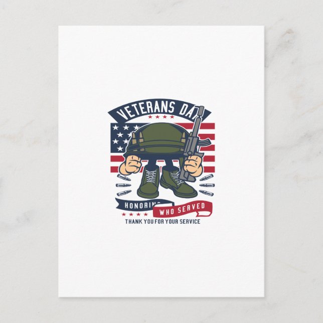 Carte Postale Veterans Day (Devant)