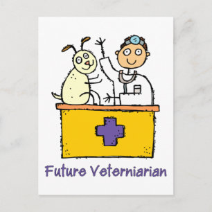 Carte Postale Vétérinaire futur - Garçon