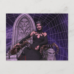 Carte Postale Veuve noire