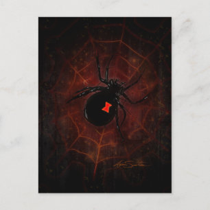 Carte Postale Veuve noire (conception de signature)