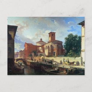 Carte Postale Via Fatabene Fratelli, Milan 1830