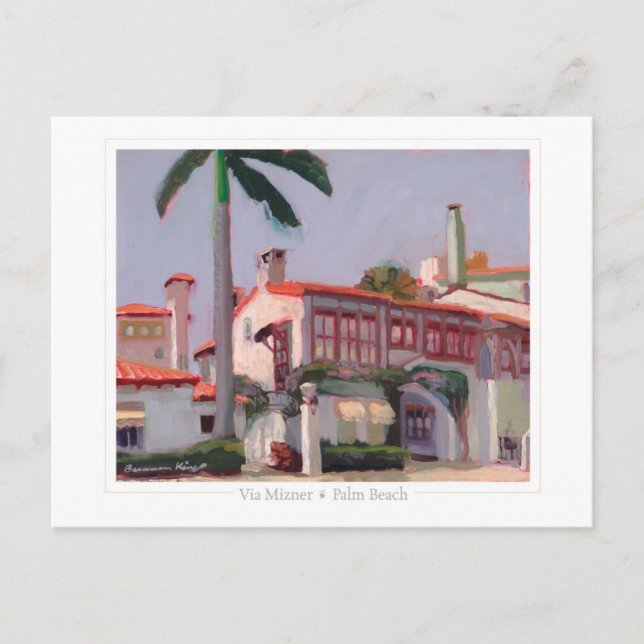 Carte postale Via Mizner (Devant)