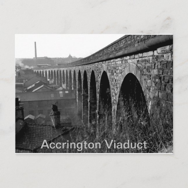 Carte Postale Viaduc Accrington (Devant)