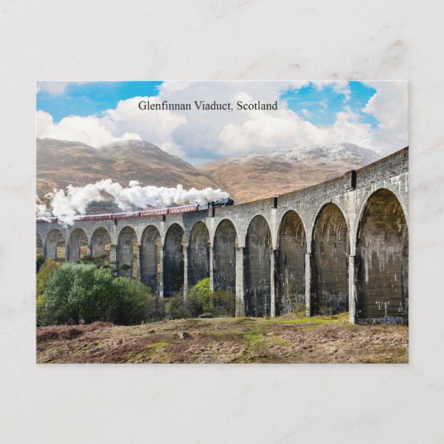 Carte Postale Viaduc de Glenfinnan, Écosse (Devant)