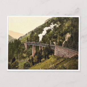 Carte Postale Viaduc et gorge, Hollenthal, Forêt-Noire, Baden