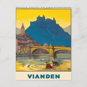 Carte Postale Vianden, Luxembourg