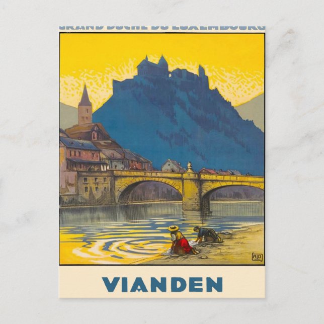 Carte Postale Vianden, Luxembourg (Devant)