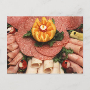 Carte Postale Viandes froides