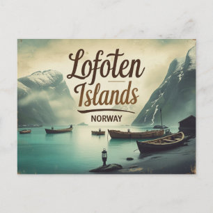 Carte Postale Vibes Rétro de Lofoten