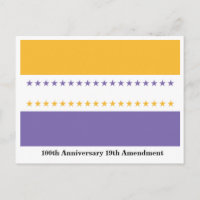 Victoire du suffrage du drapeau des femmes 100 ans