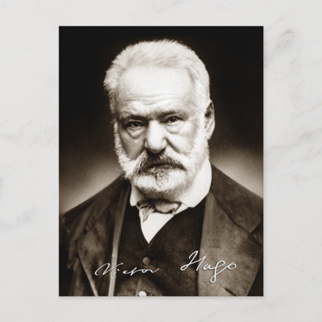 Carte Postale Victor Marie Hugo - Portrait (Devant)