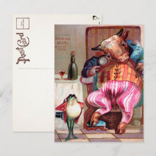 Carte postale Victoria Bull et Frog