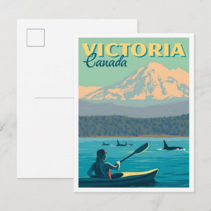 Carte Postale Victoria Canada Voyage Ancien