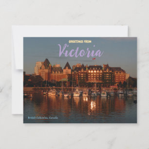Carte postale Victoria Colombie-Britannique Canada