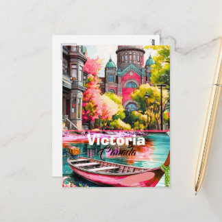 Carte Postale Victoria Travel Art Postcard, Travel Art Postcard,