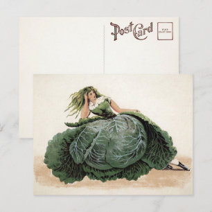 Carte postale Victorian Cabbage Girl