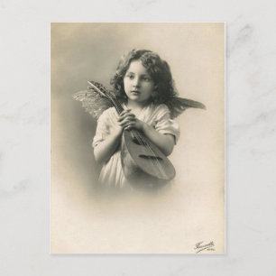 Carte Postale Victorian Girl Angel Postcard