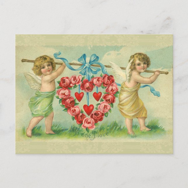 Carte postale Victorian Valentine (Devant)