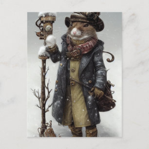 Carte postale Victorian Winter Mouse