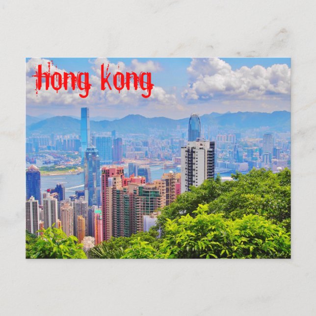 Carte postale - Victoria's Peak à Hong Kong (Devant)