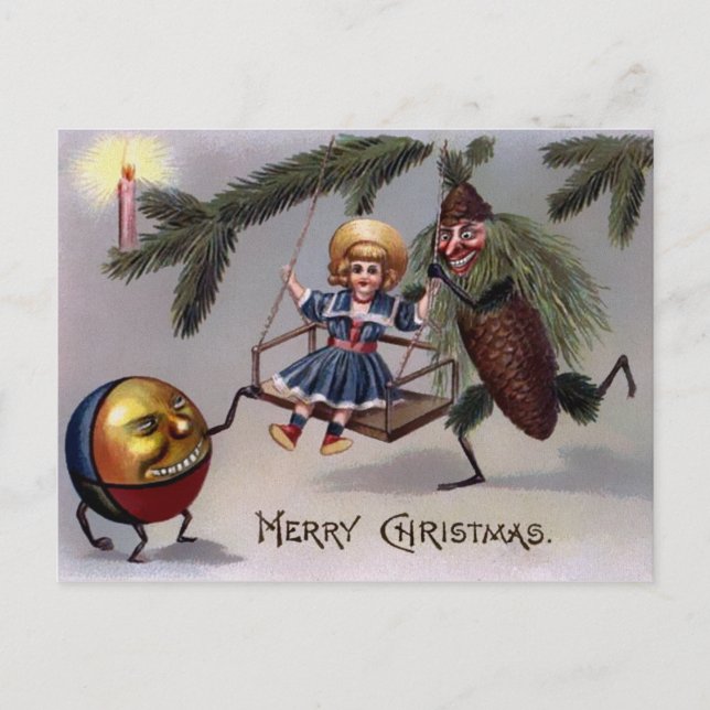 Carte Postale Victorien Déplaisant vintage (Devant)