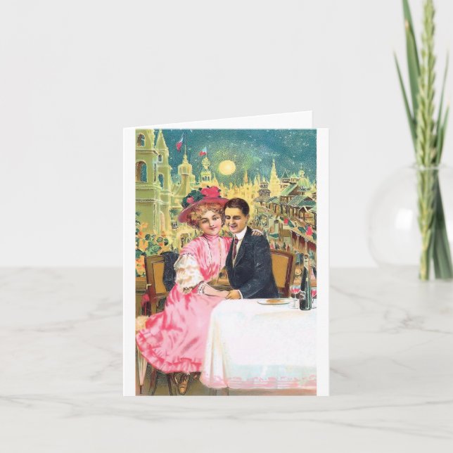 Carte postale victorienne 001 de couples (Devant)