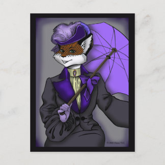 Carte postale victorienne de Fox