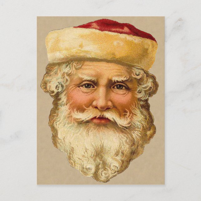 Carte postale victorienne de Noël (Devant)