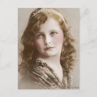 Carte postale victorienne édouardienne Sepia teint