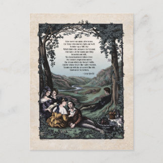 Carte postale victorienne Meredith "Pastorales"