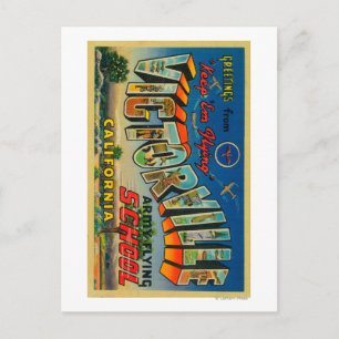 Carte Postale Victorville, Californie - Army Flying School