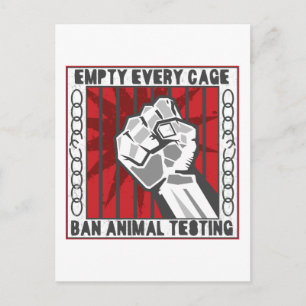 Carte Postale Vider chaque cage