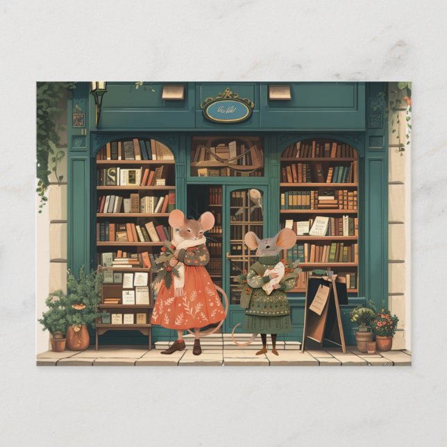 Carte Postale Vie à Mice Town - Mme Otis & Mme Luna (Devant)