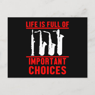 Carte Postale Vie Choix importants Marching Band Cadeau musical