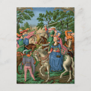 Carte Postale Vie médiévale