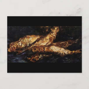 Carte Postale Vie morte avec Bloaters Van Gogh Art
