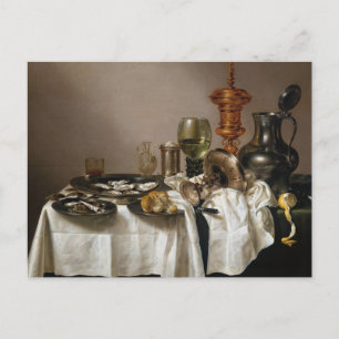 Carte Postale Vie morte avec gobelet doré - Willem Claesz. Heda